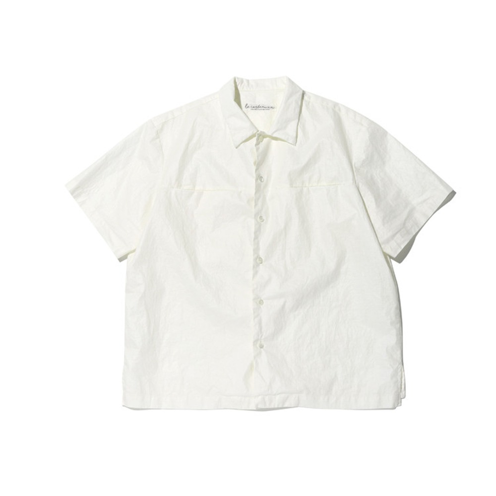 [Lcbx]  Waxed Linen Shirts Off White (Tailor made)