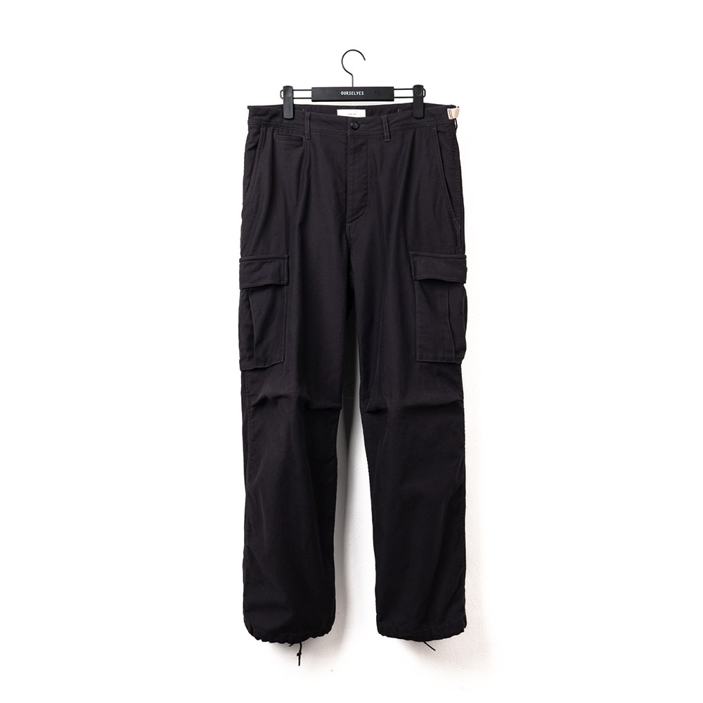 [Ourselves]  24SS Back Satin B.D.U Pants Vintage Navy  4/19일 구매건까지 무료 교환 및 무료 반품